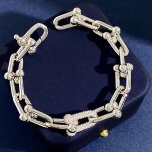 Designer Boutique U‎ Link CZ Hardwear link bracelet. NWOT.
